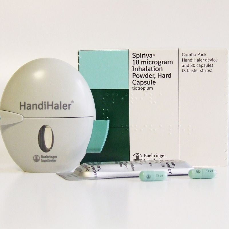 Spiriva
18 microgram
Inhalation
Powder